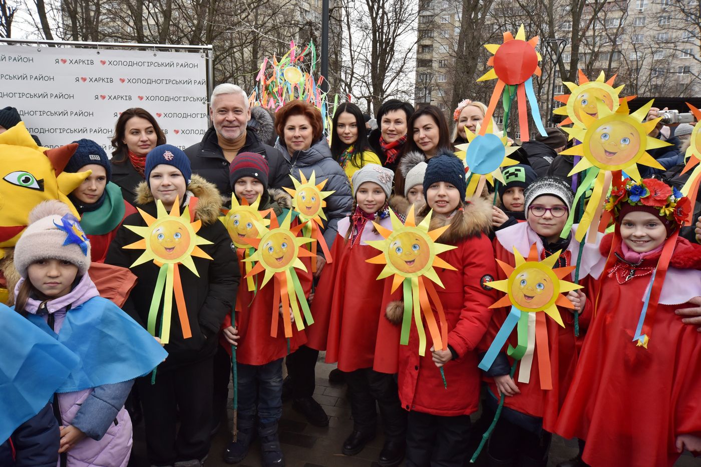 У Холодногірському сквері провели зиму і зустріли весну