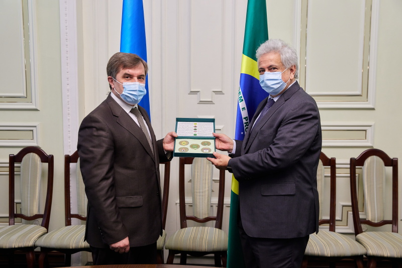 Олександр Новак зустрівся з послом Бразилії