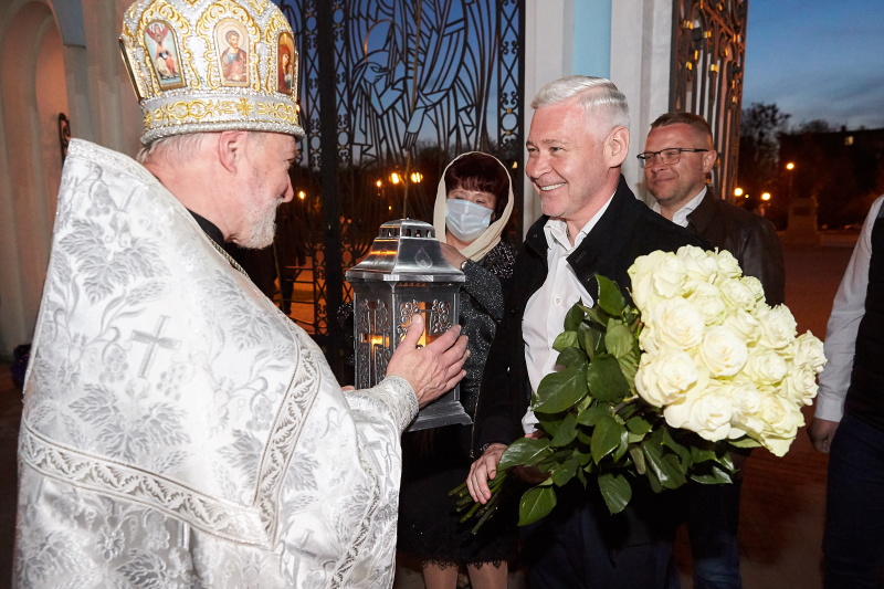 Ігор Терехов вітає харків'ян із Великоднем