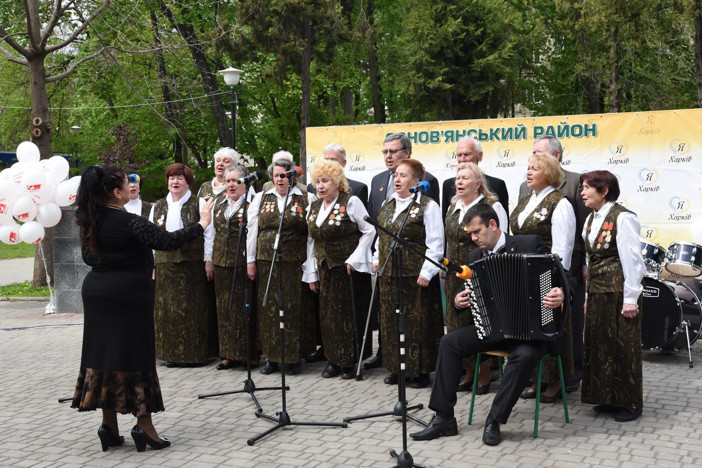 В Основ'янському районі пройшов концерт для ветеранів