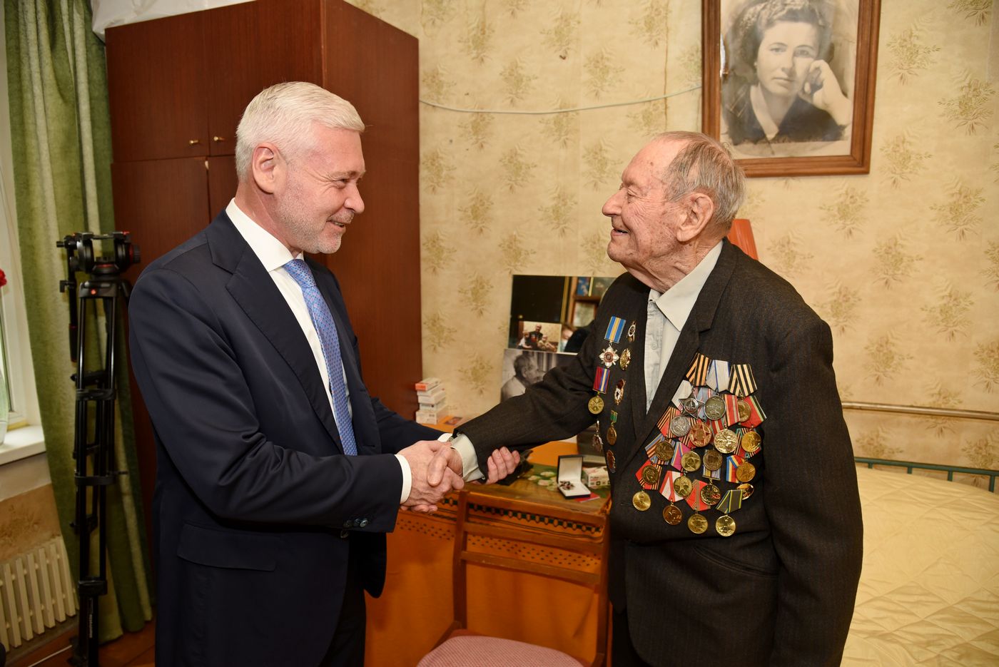 Ігор Терехов привітав з Днем перемоги визволителя Харкова