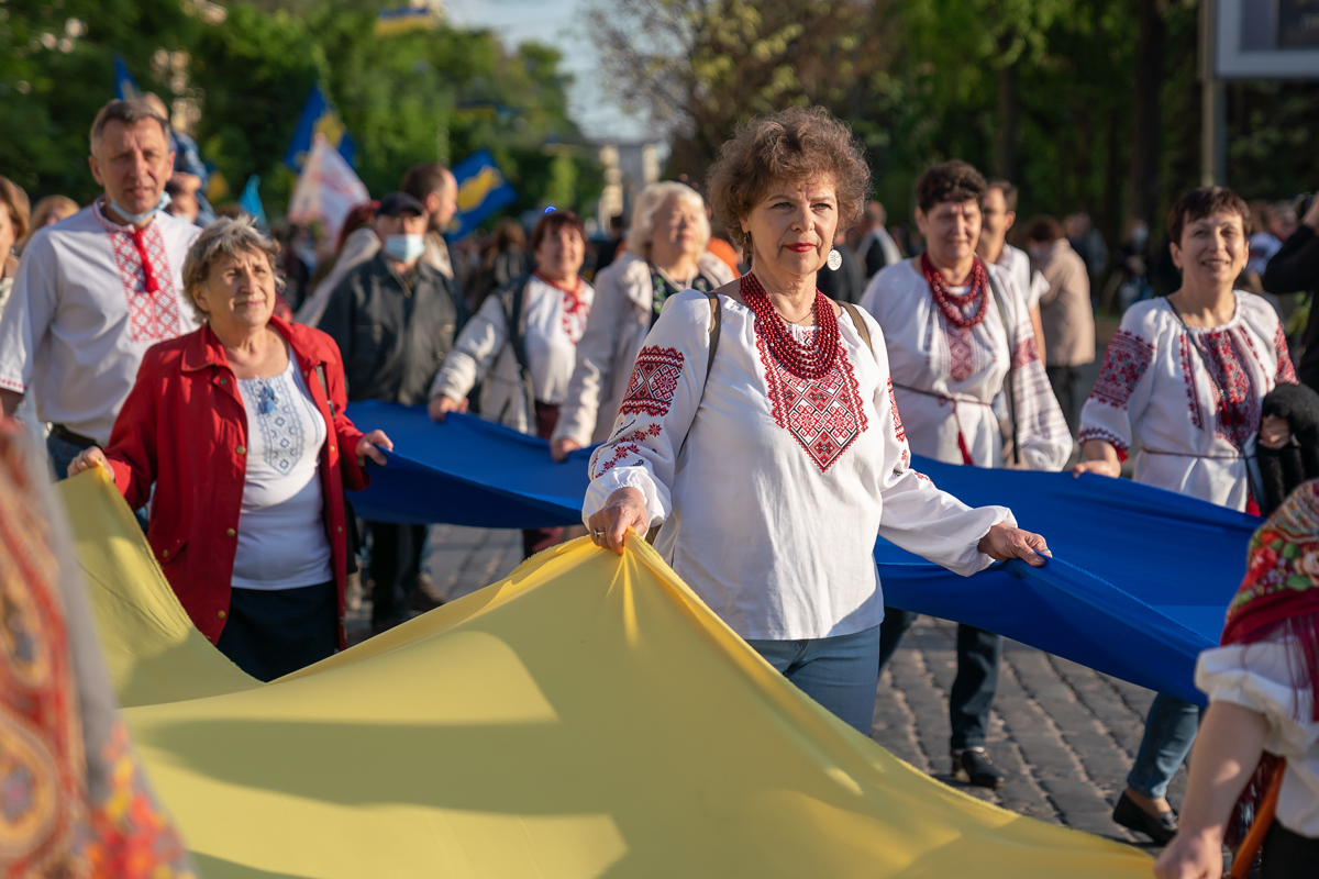 У Харкові відбувся парад вишиванок