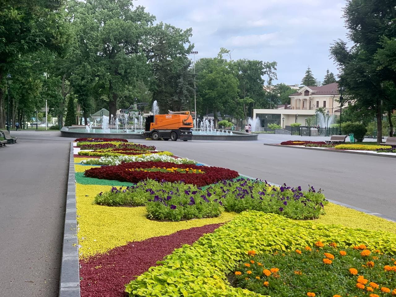 У саду Шевченка висаджують літні квіти - 2