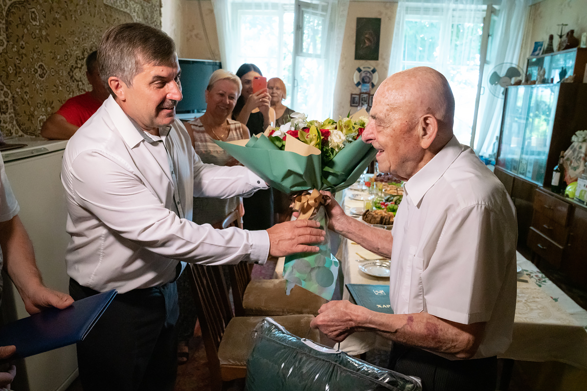 Харківський ветеран відзначив 100-річний ювілей
