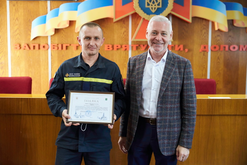 Ігор Терехов привітав рятувальників з професійним святом - 10