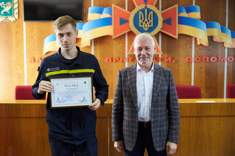 Ігор Терехов привітав рятувальників з професійним святом - 17