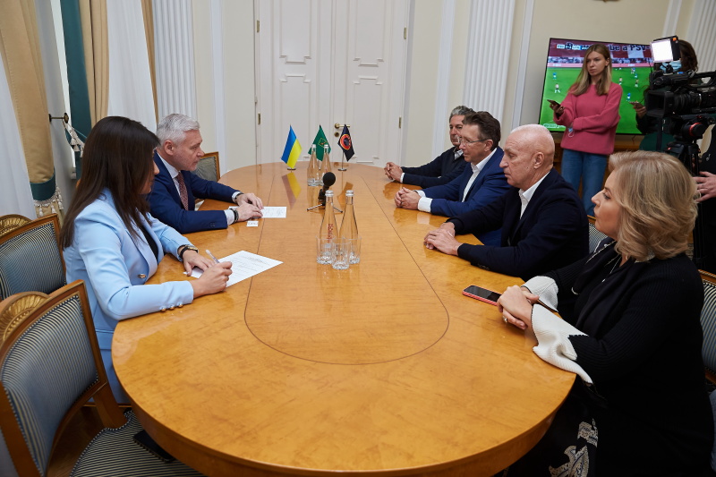 Зустріч Ігоря Терехова з генеральним директором UEFA Events SA Мартіном Калленом