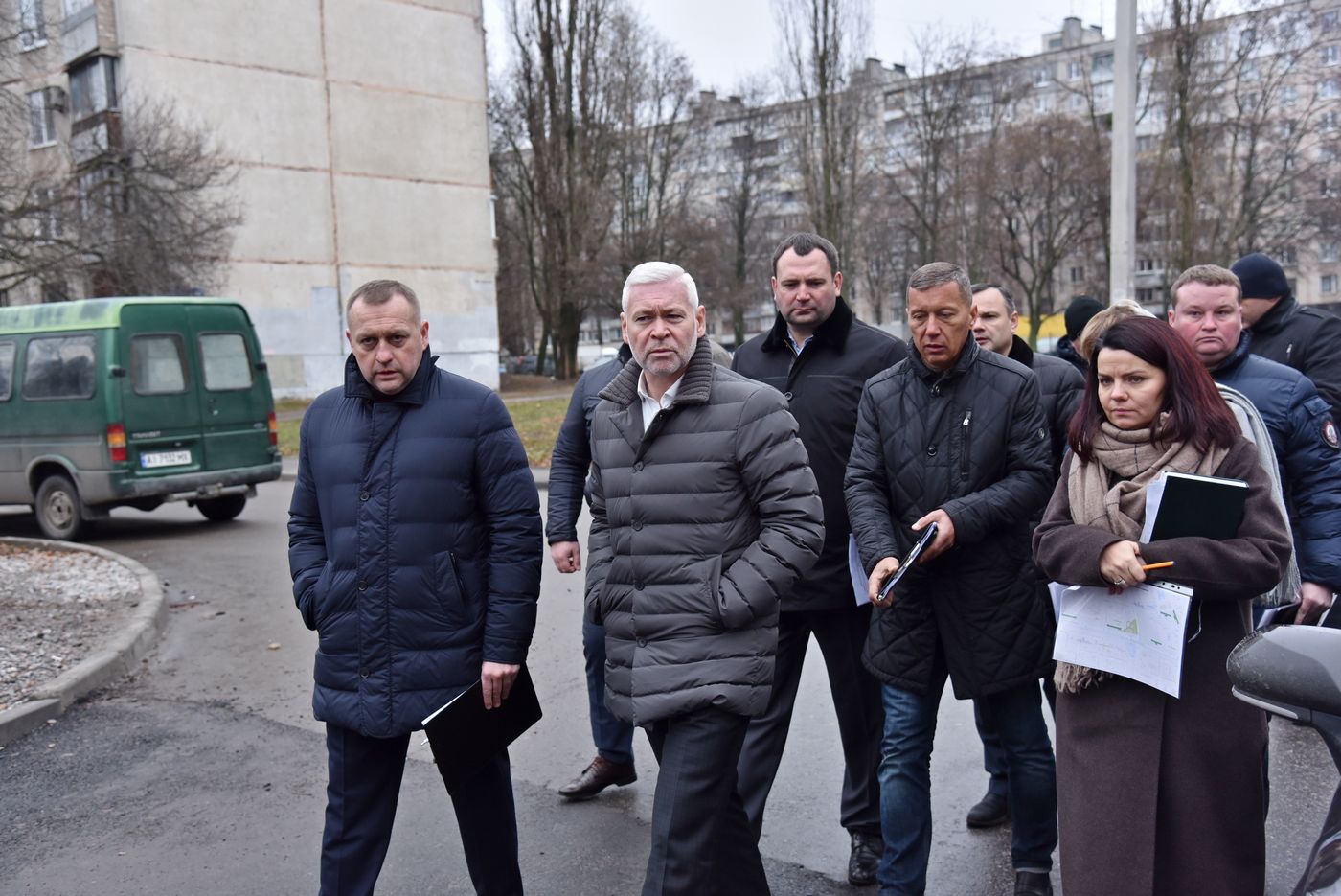 Ігор Терехов ознайомився із благоустроєм дворів на Салтівці
