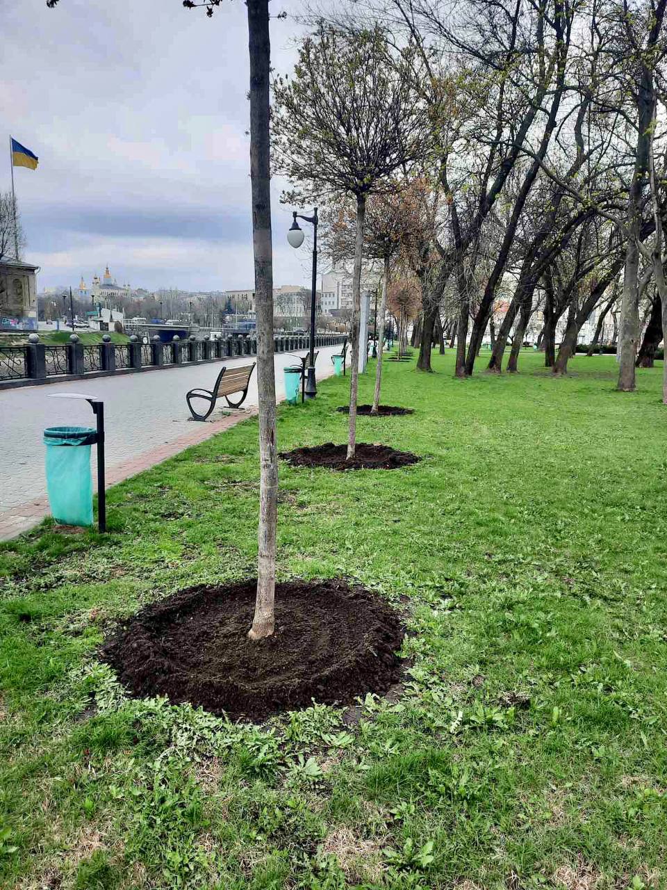 Бригади «Харківзеленбуд» прибирають парки та планують висадку квітів - 3