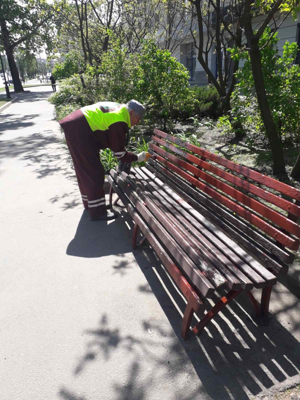 У Харкові садять квіти і приводять до ладу двори