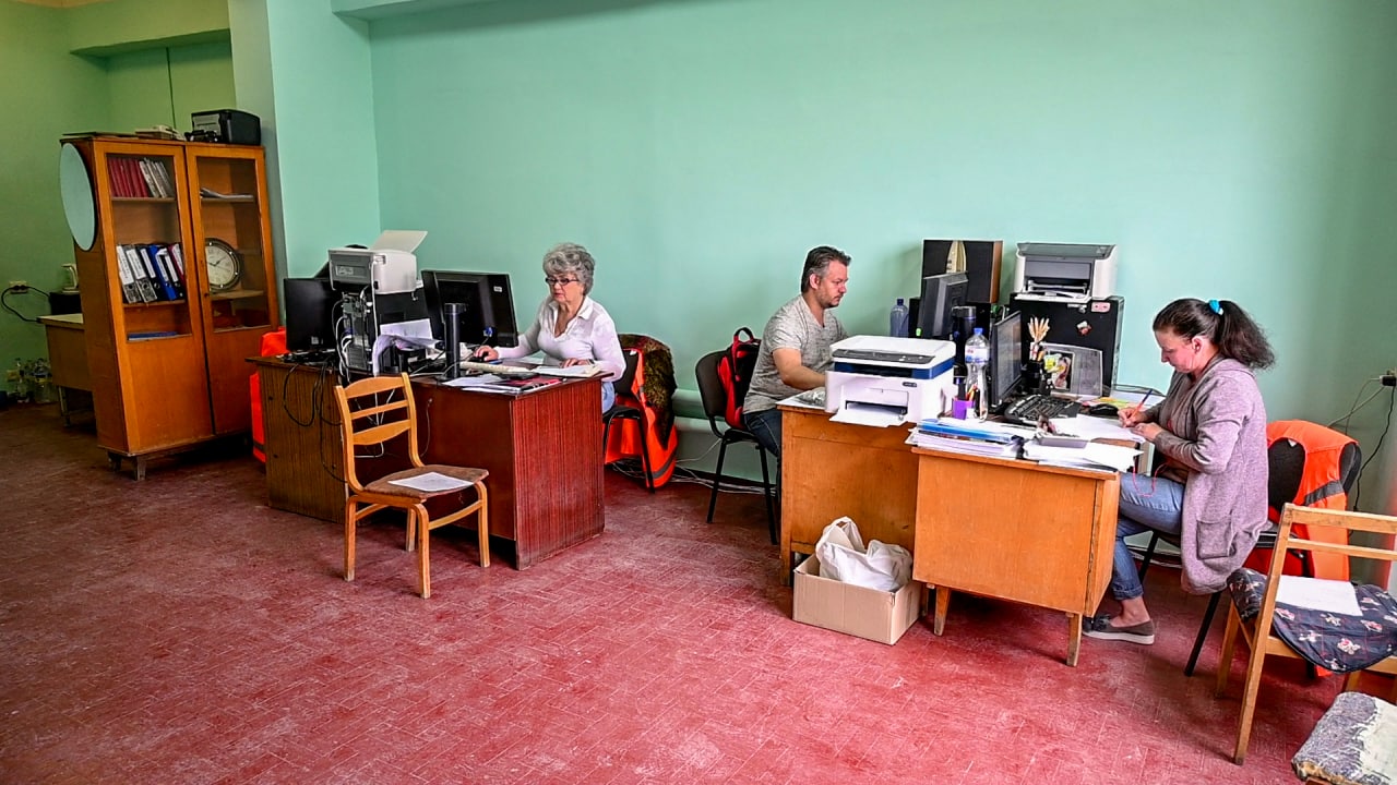 У Київському районі відновлюють адмінбудівлю «Теплових мереж»