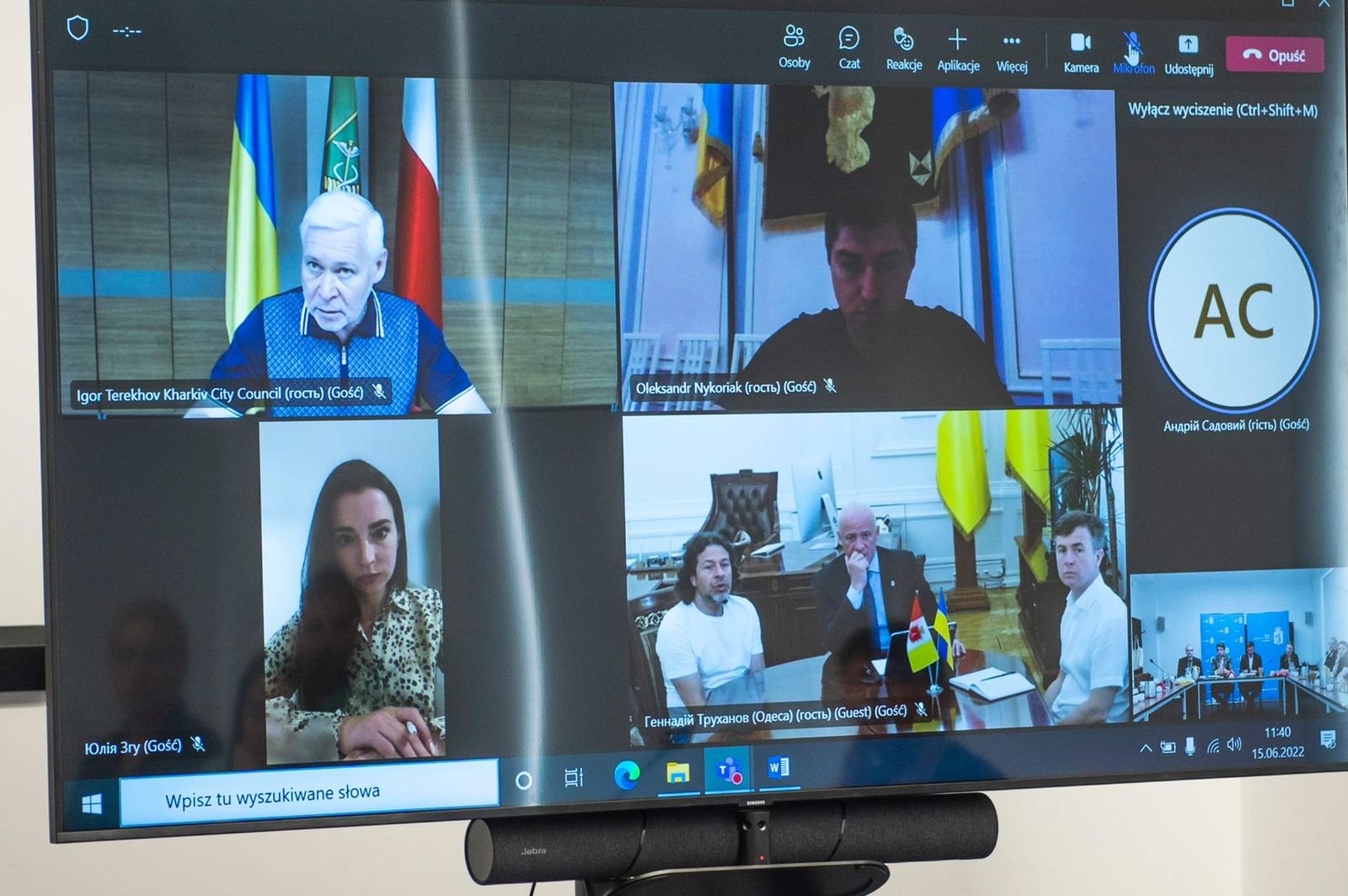 Зустріч Ігоря Терехова з Президентом Варшави Рафалом Тшасковським