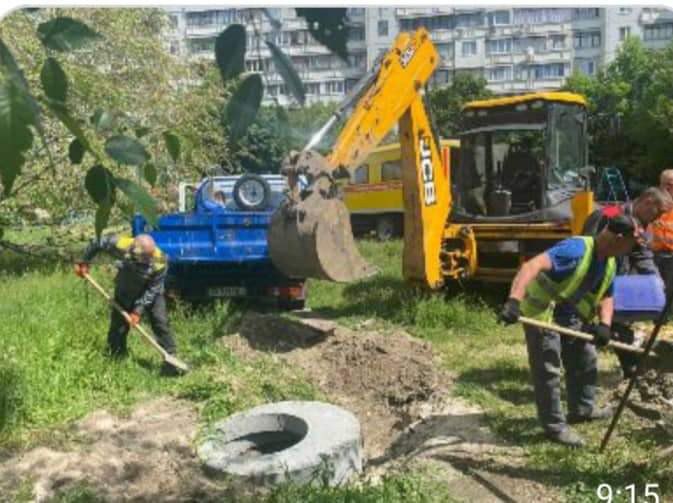 У Харкові відновлюють зруйновані мережі водовідведення