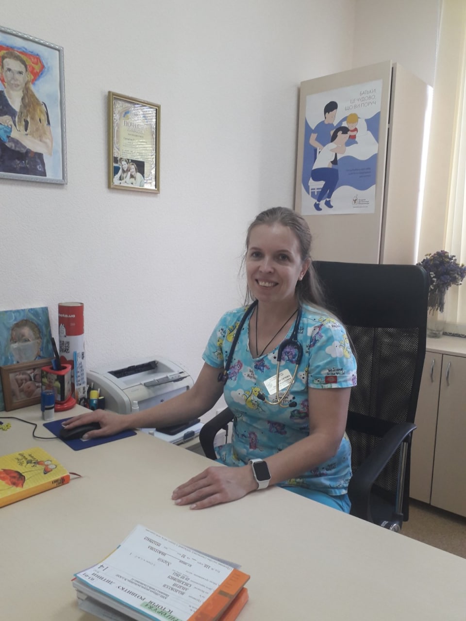 #Обличчя_Харкова. Ольга Григор’єва - педіатр Міської дитячої поліклініки №1