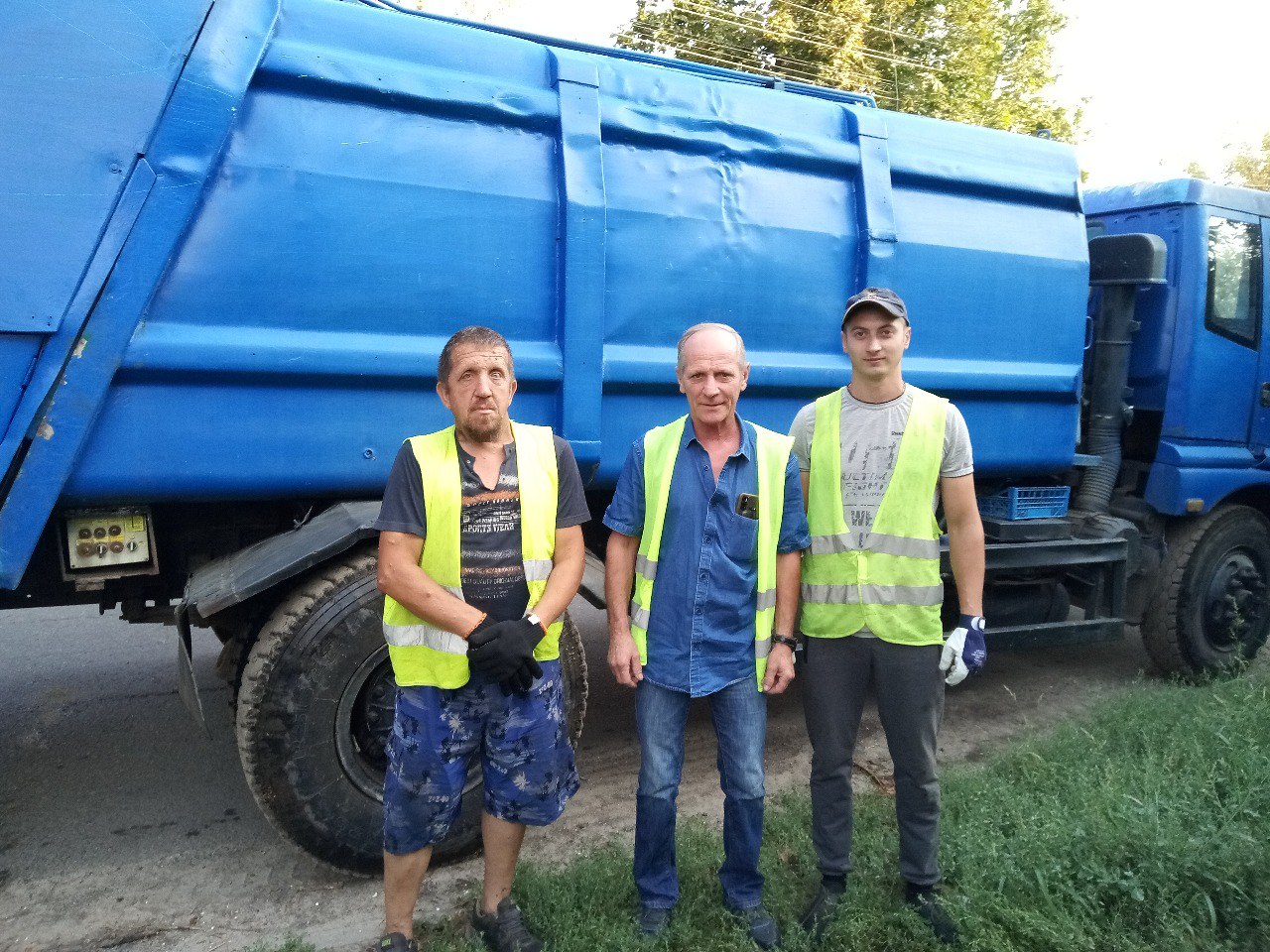#Обличчя_Харкова: екіпаж сміттєвоза КВПВ