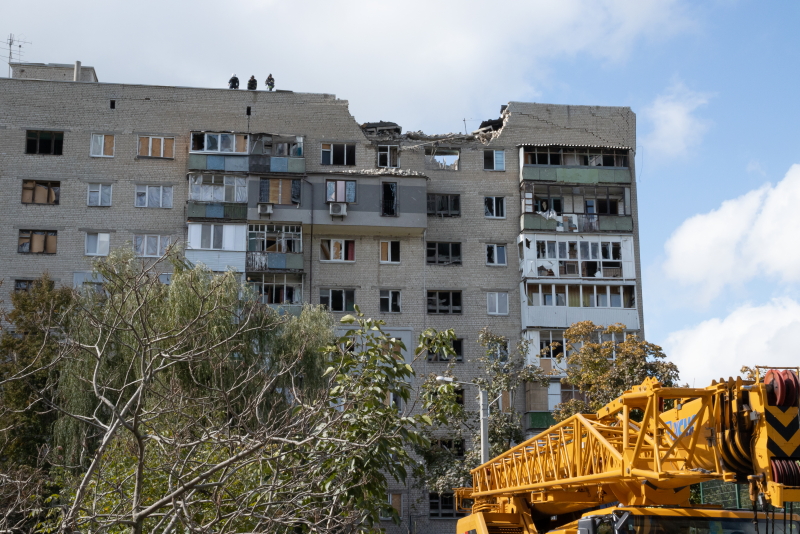 У будинку, який обстріляли окупанти у Холодногірському районі, підключили газ