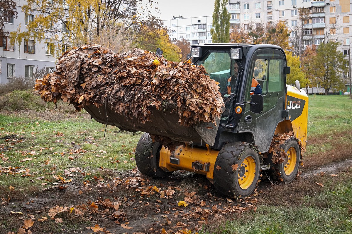 У Харкові прибирають опале листя і полегшили роботу двірників - 2