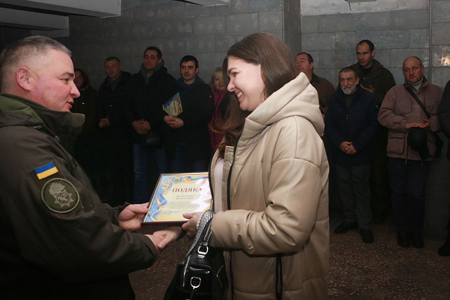 Працівникам комунальних підприємств Харкова вручили нагороди Нацгвардії