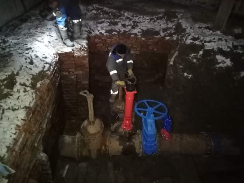 Ремонтники «Харківводоканалу» ліквідовують 25 аварійних ситуацій на водоводах