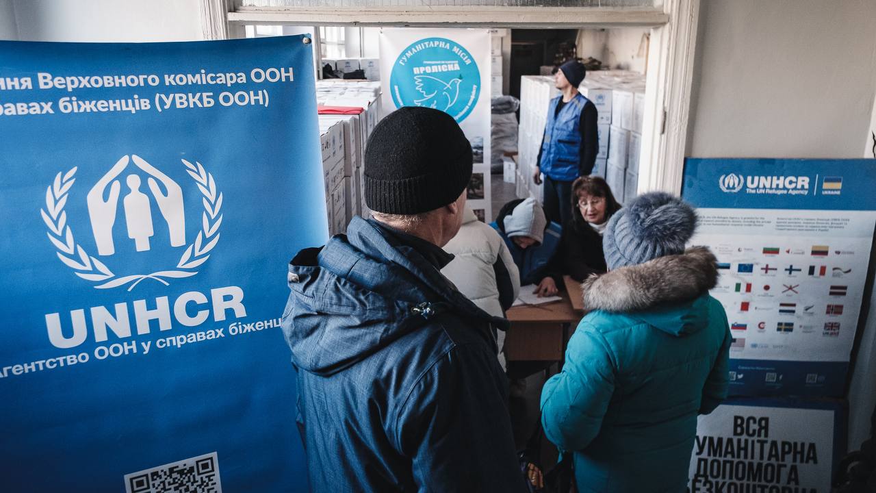 До харківських пунктів обігріву передали ковдри та спальні мішки від ООН - 1