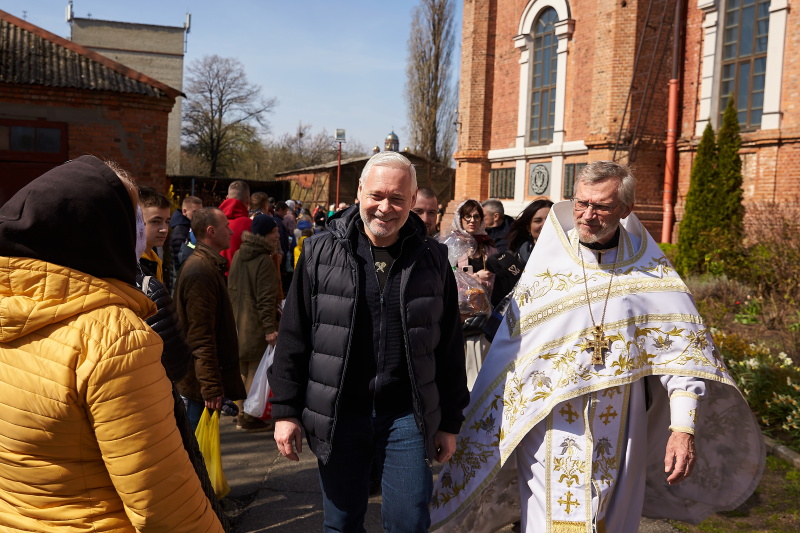 Ігор Терехов відвідав храми Харкова на Великдень