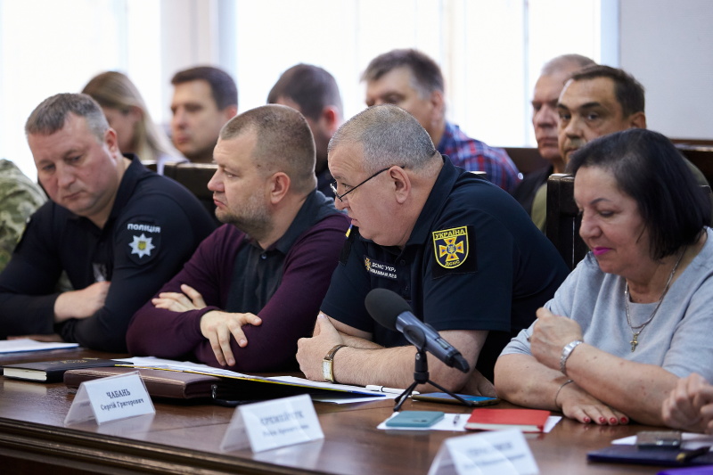 Селекторна нарада щодо стану готовності захисних споруд