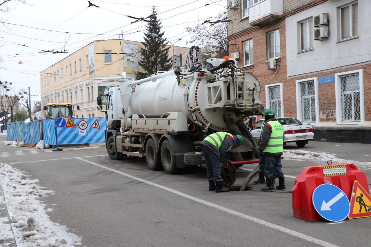 У Харкові прочистили понад 250 кілометрів мереж водовідведення