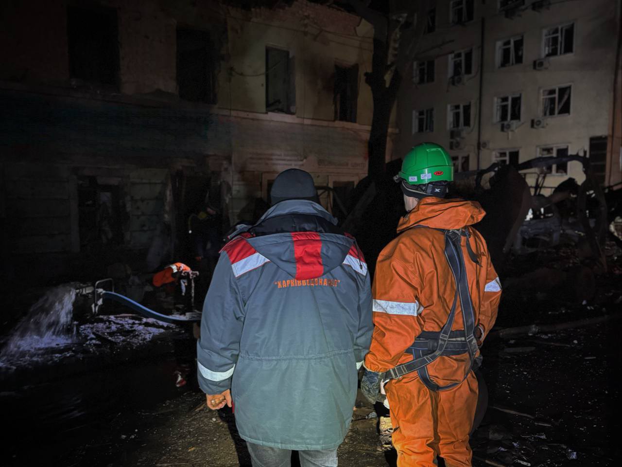 У Холодногірському районі усувають аварію після ракетного удару - 1