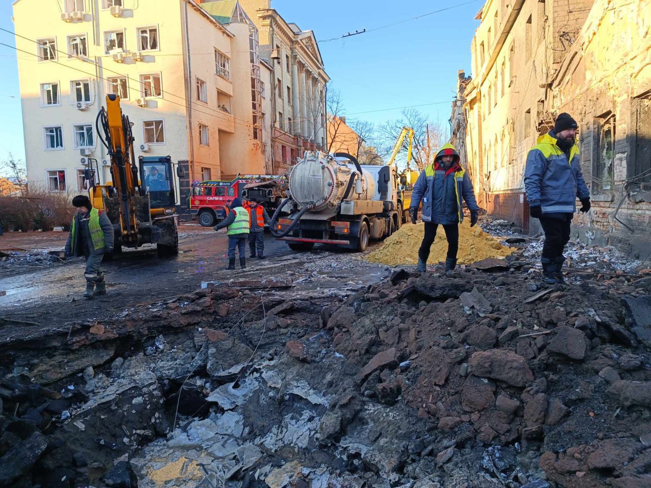 У Холодногірському районі усувають аварію після ракетного удару - 2