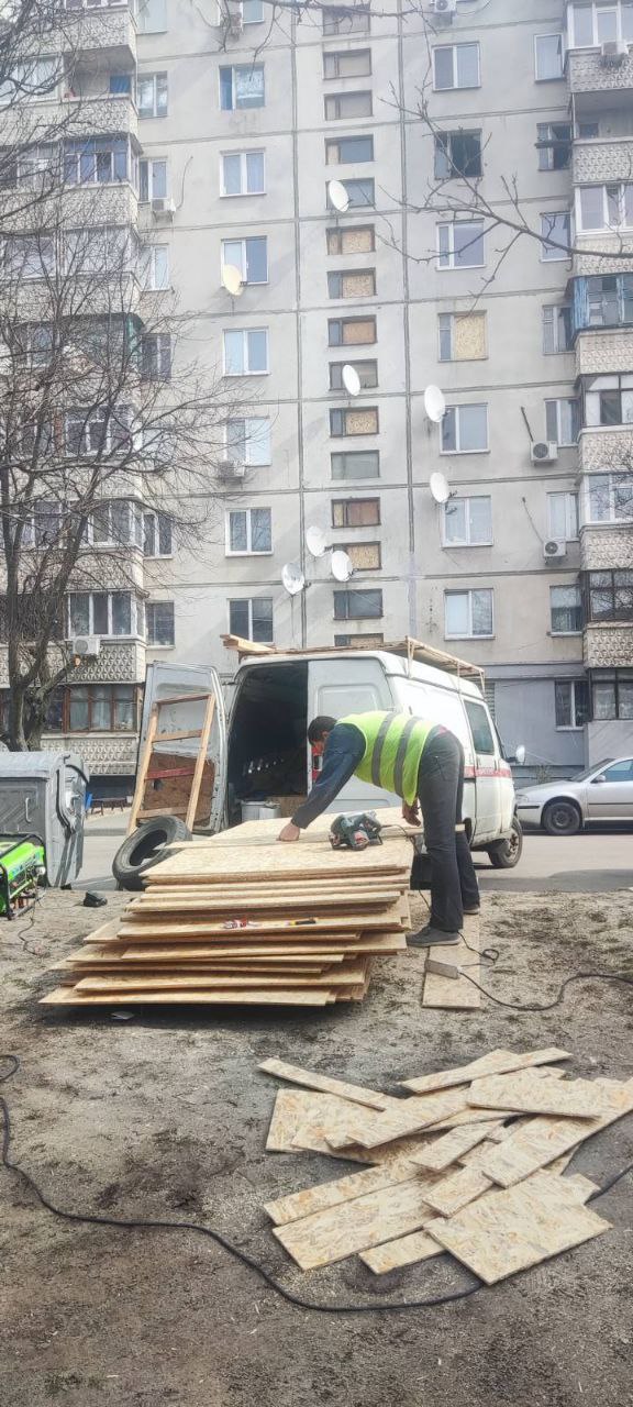 У Харкові останніми обстрілами пошкоджено 45 будівель 