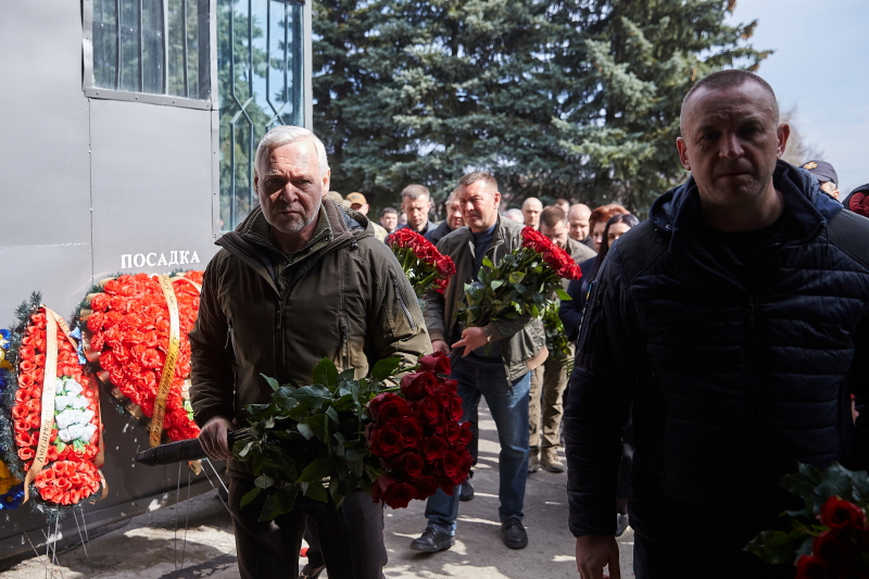 У Харкові попрощалися з загиблими рятувальниками - 1