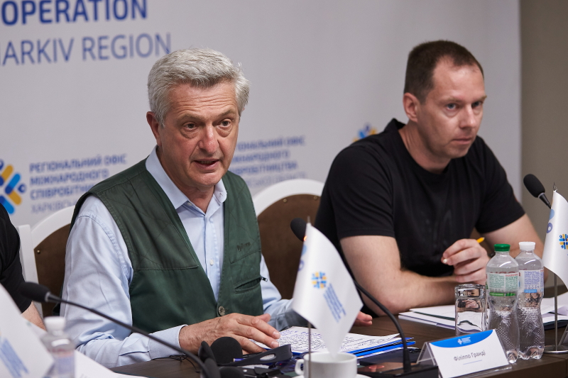 Візит Верховного комісара ООН у справах біженців Філіппо Гранді до Харкова - 7