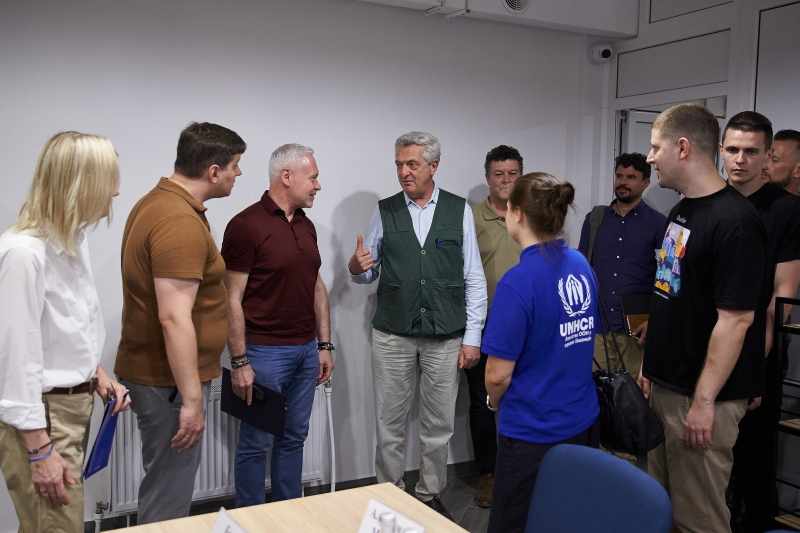 Візит Верховного комісара ООН у справах біженців Філіппо Гранді до Харкова - 8