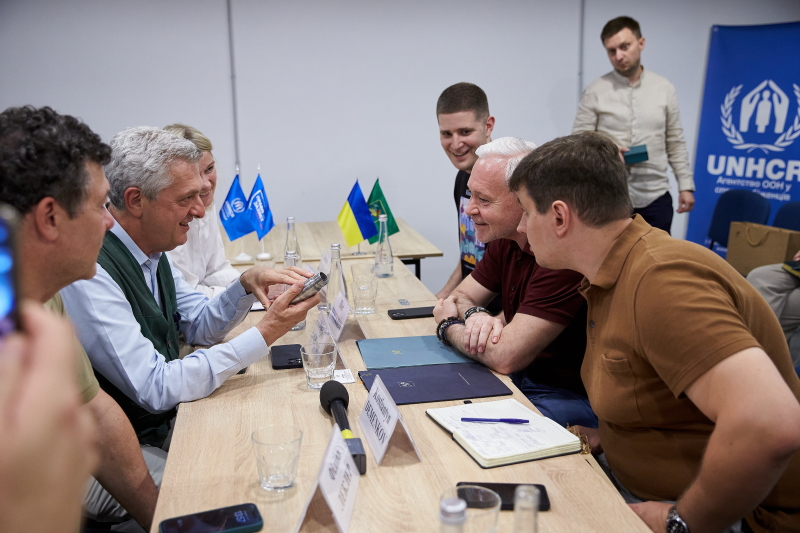 Візит Верховного комісара ООН у справах біженців Філіппо Гранді до Харкова - 9