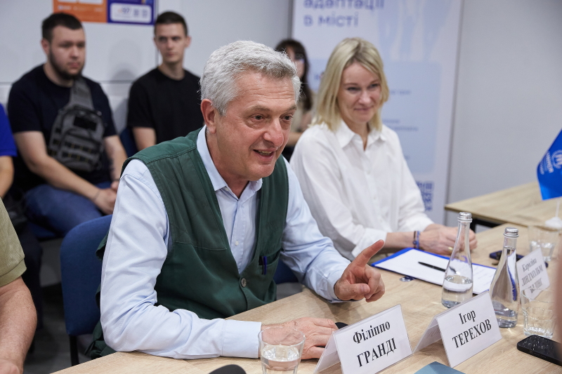 Візит Верховного комісара ООН у справах біженців Філіппо Гранді до Харкова - 13