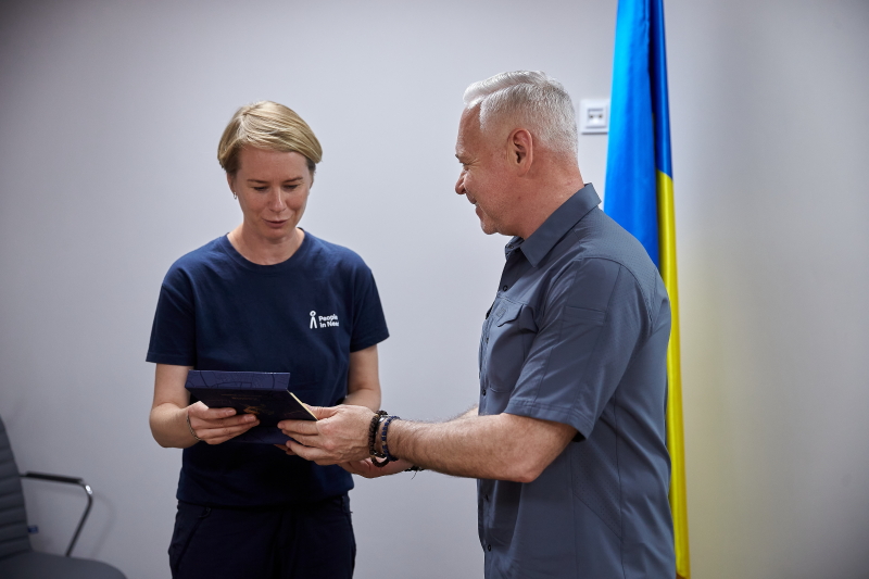 Зустріч Ігоря Терехова з представниками організації «Людина в біді»