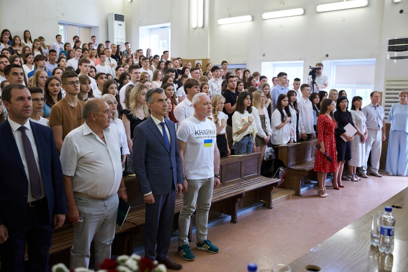 У медуніверситеті відбулася посвята в студенти - 1
