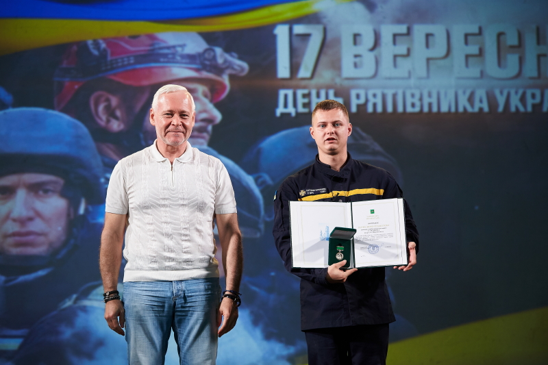 Ігор Терехов привітав харківських рятувальників з професійним святом - 8