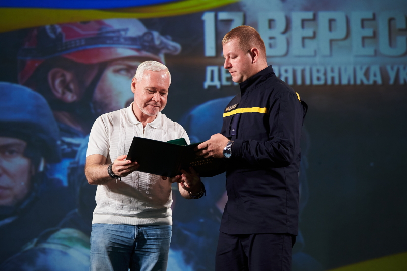 Ігор Терехов привітав харківських рятувальників з професійним святом - 10