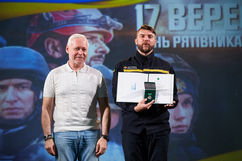 Ігор Терехов привітав харківських рятувальників з професійним святом - 11