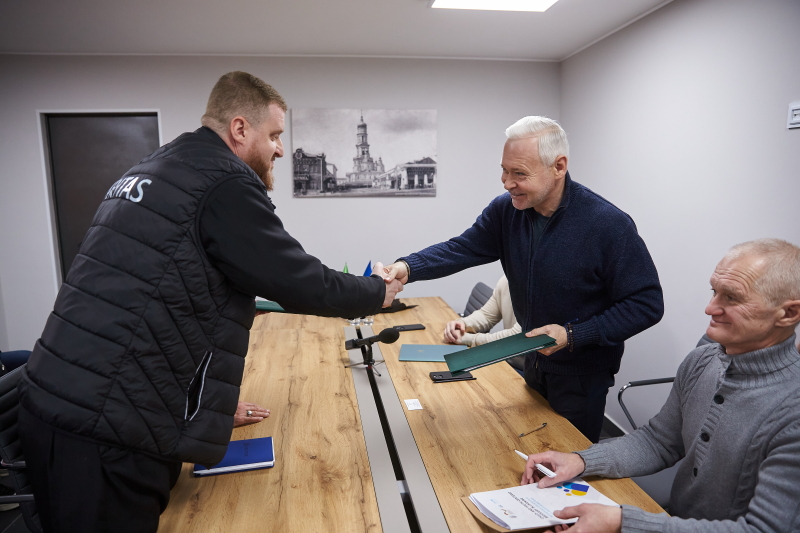 Підписання меморандуму про співпрацю з БФ «Карітас Харків»