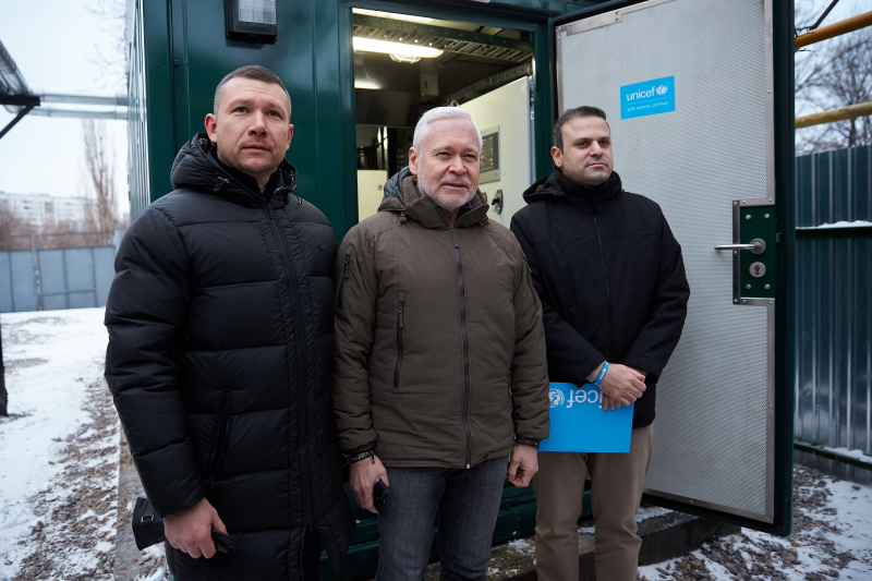 ЮНІСЕФ передав Харкову шість когенераційних установок
