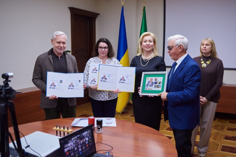 Ігор Терехов привітав з ювілеєм Валентина Черних 