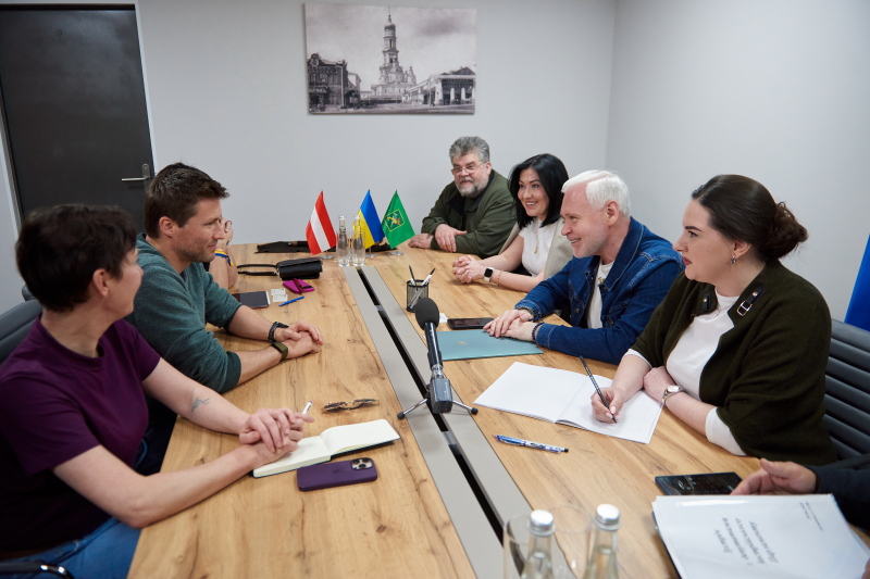 Ігор Терехов зустрівся з австрійською делегацією