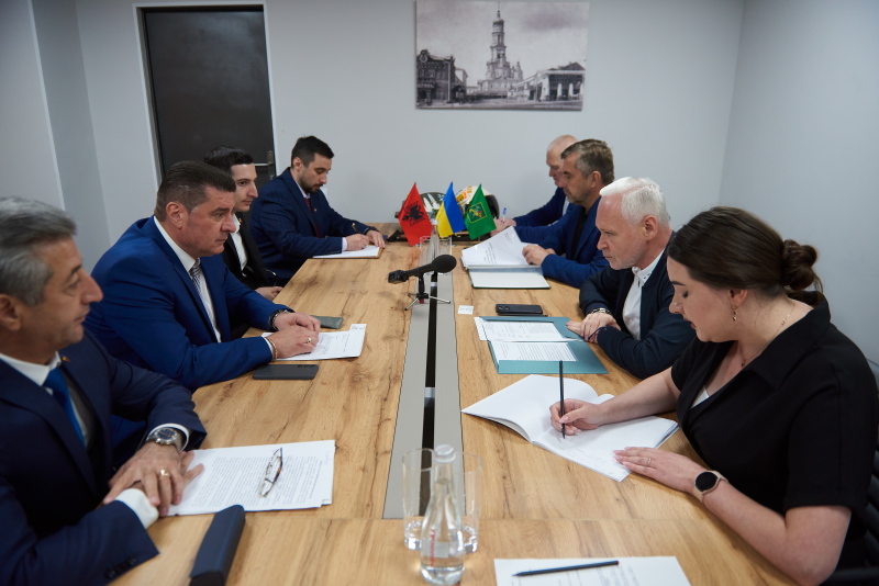 Ігор Терехов зустрівся з Послом Албанії 