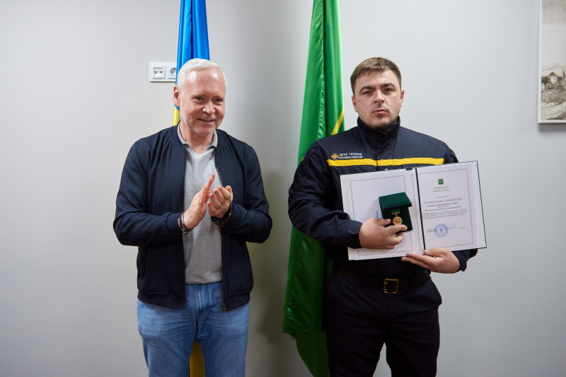 Ігор Терехов вручив нагороди рятувальникам - 4