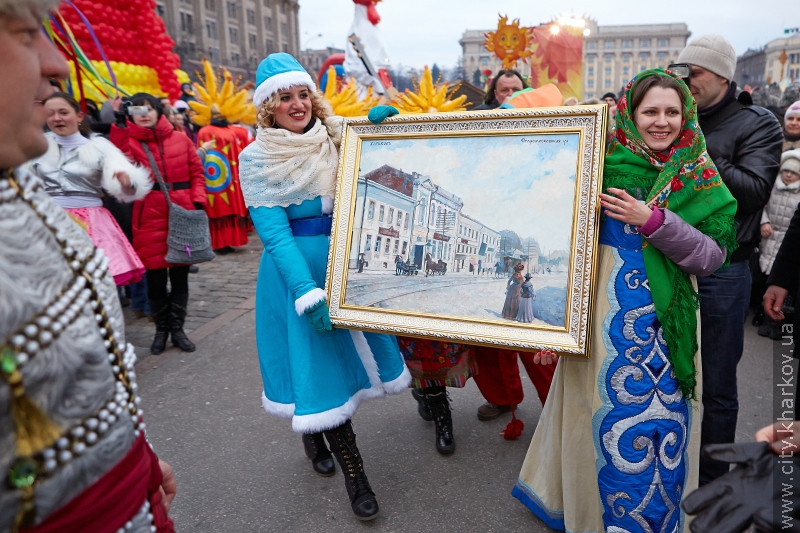 На площі Свободи відсвяткували Масляну