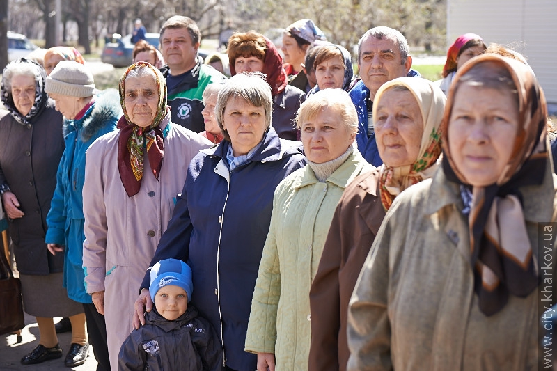 У Харкові освятили місце під майбутній храм Успіння Пресвятої Богородиці