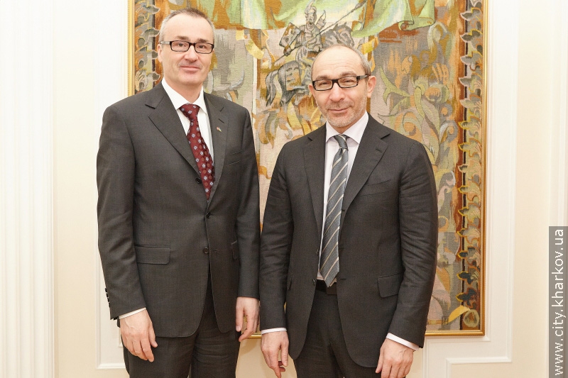 Геннадій Кернес зустрівся зі швейцарською делегацією