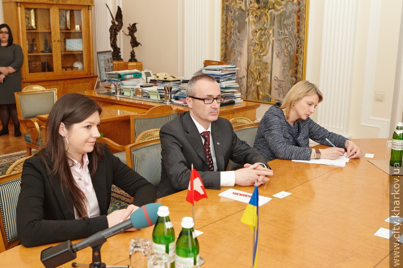 Геннадій Кернес зустрівся зі швейцарською делегацією